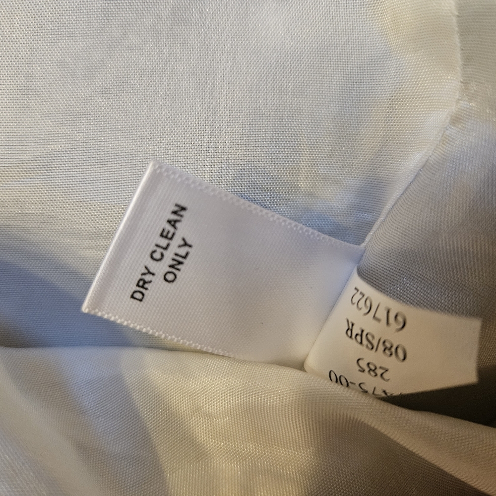 Vintage Silk Banana Republic Floral Midi Skirt Sz 4 - Picture 6 of 12